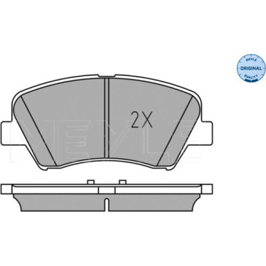 Meyle Bremsbelagsatz, Scheibenbremse MEYLE-ORIGINAL: True to OE 025 256 9218