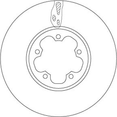 TRW | Bremsscheibe | DF6781S