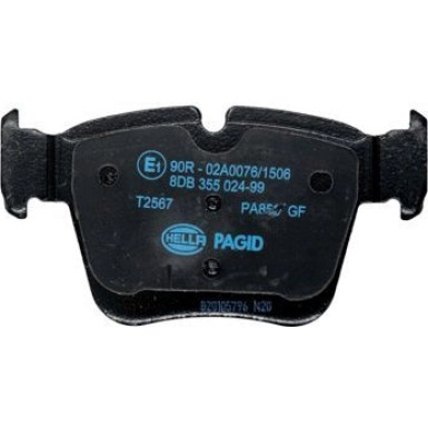 Hella Pagid | Bremsbelagsatz, Scheibenbremse | 8DB 355 024-991