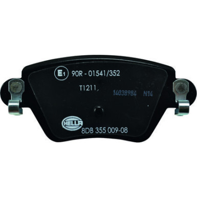 Hella | Bremsbelagsatz, Scheibenbremse | 8DB 355 009-081