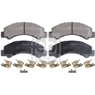 febi bilstein | Bremsbelagsatz, Scheibenbremse | 16951 febi bilstein | Bremsbelagsatz, Scheibenbremse | 16951