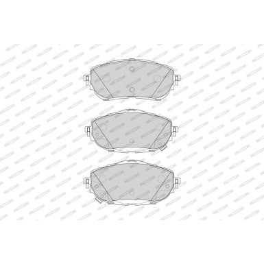 Ferodo Bremsbelagsatz, Scheibenbremse PREMIER ECO FRICTION FDB4648