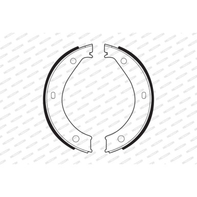 Ferodo | Bremsbackensatz, Feststellbremse | FSB272