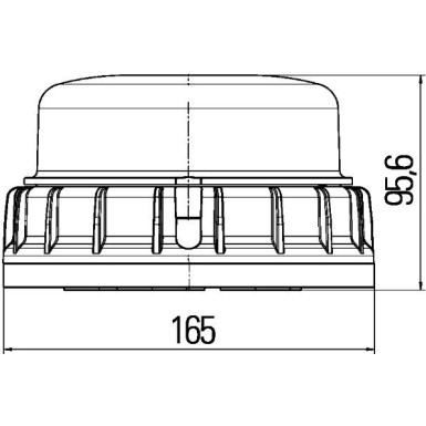 Hella Blitz-Kennleuchte K-LED 2.0 2XD 011 557-311