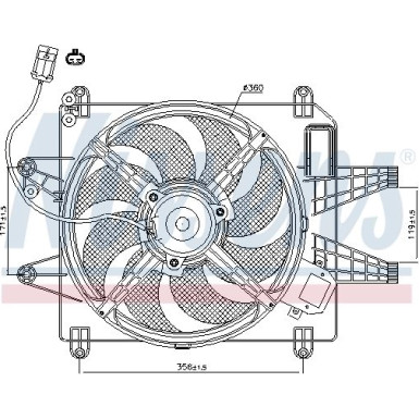 85167 Lüfter, Motorkühlung