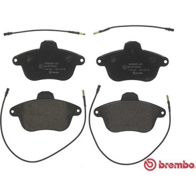 Brembo | Bremsbelagsatz, Scheibenbremse | P 61 046