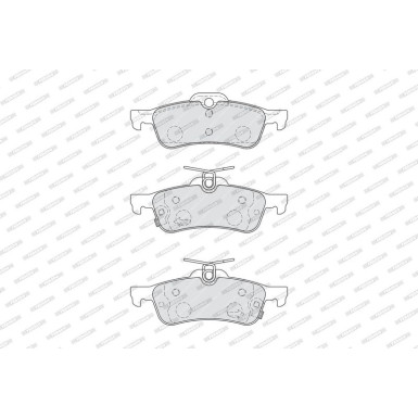 FDB4041 Bremsbelagsatz, Scheibenbremse PREMIER ECO FRICTION