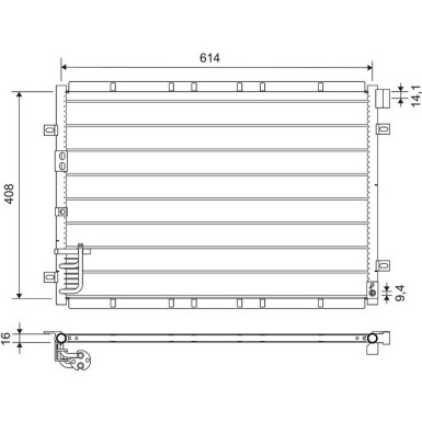 Valeo | Kondensator, Klimaanlage | 818080