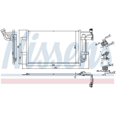 940355 Kondensator, Klimaanlage 940355 Kondensator, Klimaanlage
