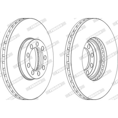 Ferodo | Bremsscheibe | FCR329A