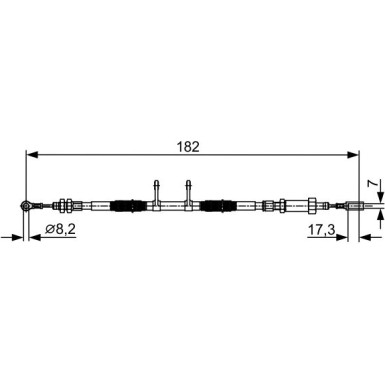 1 987 482 450 Seilzug, Feststellbremse