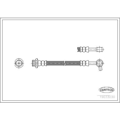 Corteco | Bremsschlauch | 19033030