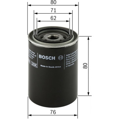 BOSCH F 026 407 005 Ölfilter