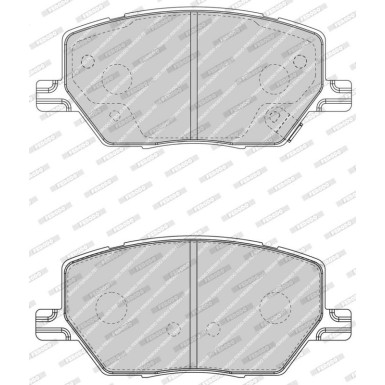 Ferodo Bremsbelagsatz, Scheibenbremse PREMIER FDB4688