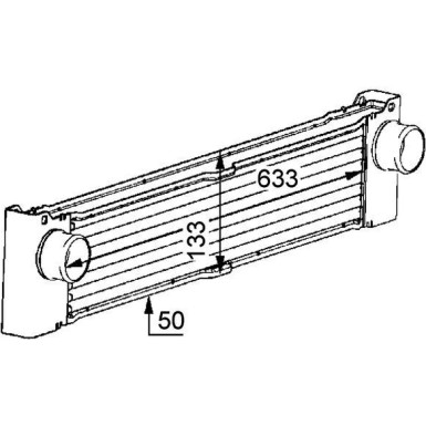 Mahle | Ladeluftkühler | CI 81 000P