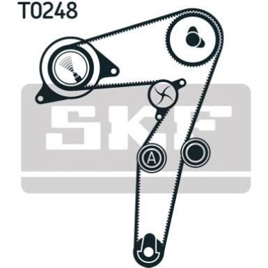 SKF | Wasserpumpe + Zahnriemensatz | VKMC 02193-2