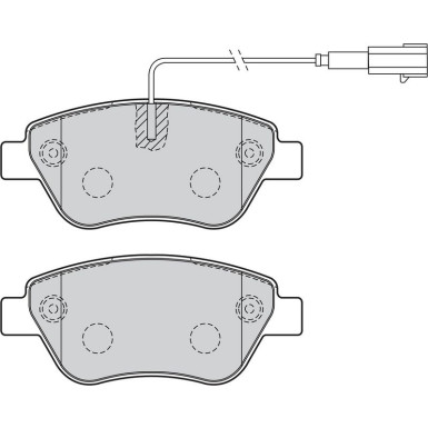 Valeo Bremsbelagsatz, Scheibenbremse ESSENTIAL 301051
