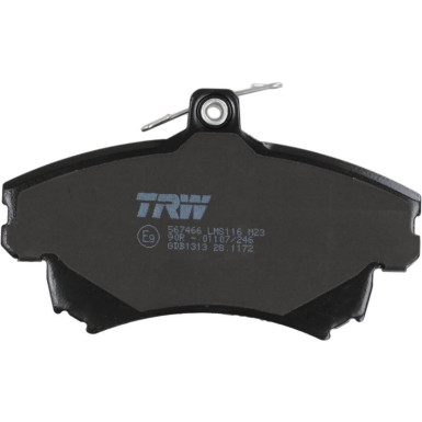 TRW | Bremsbelagsatz, Scheibenbremse | GDB1313