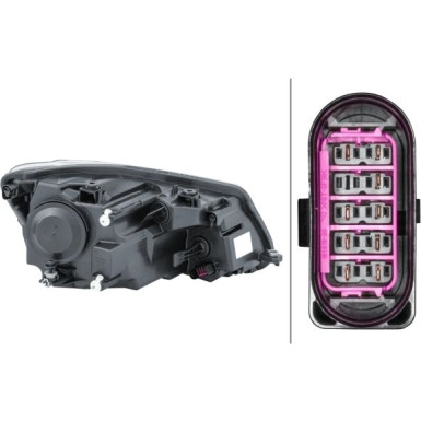 Hella 2 x HELLA Hauptscheinwerfer 1EL 010 551-011