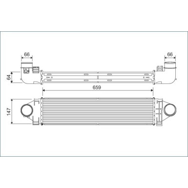 822926 Ladeluftkühler 822926 Ladeluftkühler