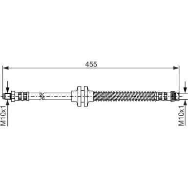 BOSCH | Bremsschlauch | 1 987 476 126