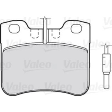 Valeo | Bremsbelagsatz, Scheibenbremse | 301156
