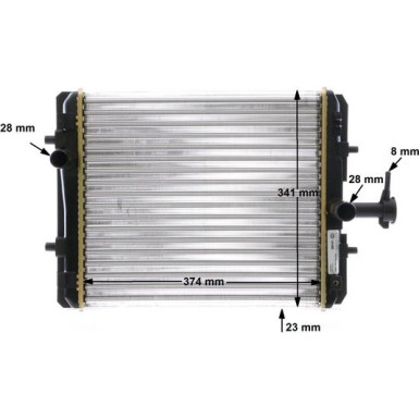 CR 1114 000S Kühler, Motorkühlung BEHR