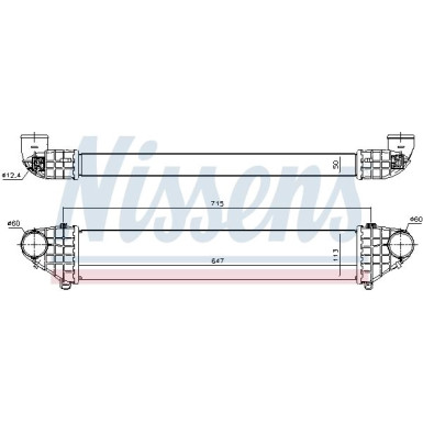 96722 Ladeluftkühler ** FIRST FIT **