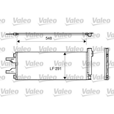 814069 Kondensator, Klimaanlage