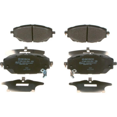 0 986 424 865 Bremsbelagsatz, Scheibenbremse