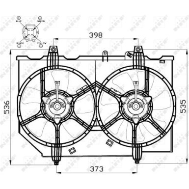 47497 Lüfter, Motorkühlung