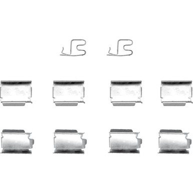 BOSCH | Zubehörsatz, Scheibenbremsbelag | 1 987 474 382