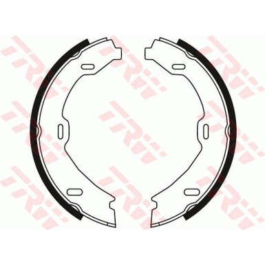 GS8482 Bremsbackensatz, Feststellbremse