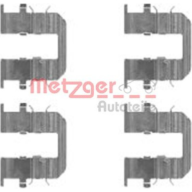 Metzger | Zubehörsatz, Scheibenbremsbelag | 109-1746
