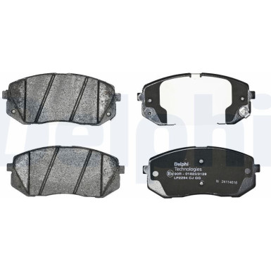 Delphi | Bremsbelagsatz, Scheibenbremse | LP2294