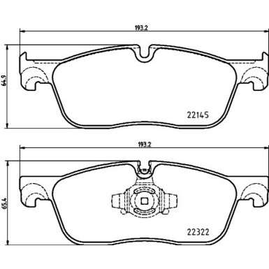 8DB 355 024-741 Bremsbelagsatz, Scheibenbremse