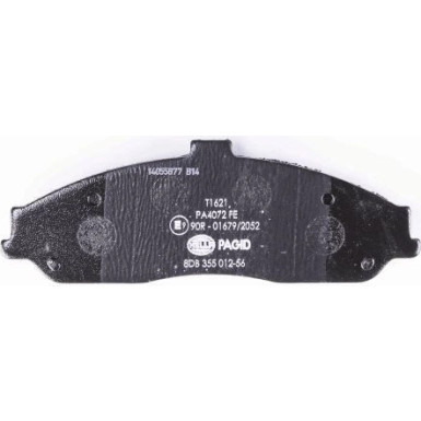 Hella Pagid | Bremsbelagsatz, Scheibenbremse | 8DB 355 012-561