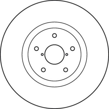 Bremsscheibe TRW SINGLE DF4949S