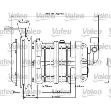 Valeo | Kompressor, Klimaanlage | 815842