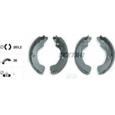 91064400 Bremsbackensatz 91064400 Bremsbackensatz