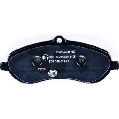 Hella | Bremsbelagsatz, Scheibenbremse | 8DB 355 013-411