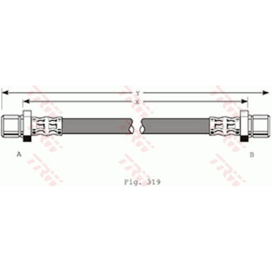TRW | Bremsschlauch | PHA216 TRW | Bremsschlauch | PHA216