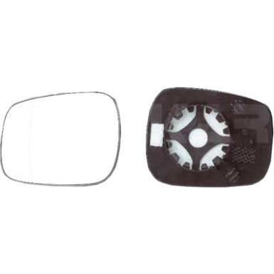 2 x ALKAR Spiegelglas, Außenspiegel | 6453174
