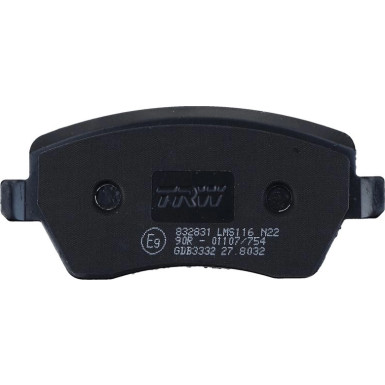 TRW Bremsbelagsatz, Scheibenbremse COTEC GDB3332