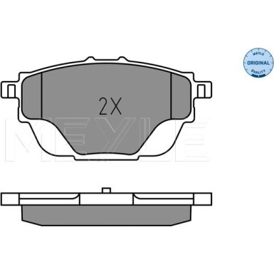 Meyle Bremsbelagsatz, Scheibenbremse MEYLE-ORIGINAL: True to OE 025 258 2717 Meyle Bremsbelagsatz, Scheibenbremse MEYLE-ORIGINAL: True to OE 025 258 2717