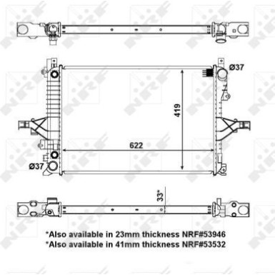 56125 Kühler, Motorkühlung EASY FIT 56125 Kühler, Motorkühlung EASY FIT