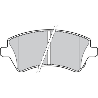 Valeo Bremsbelagsatz, Scheibenbremse ESSENTIAL 301679