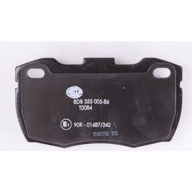 Hella | Bremsbelagsatz, Scheibenbremse | 8DB 355 005-861