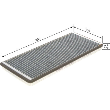 BOSCH 1 987 432 343 Innenraumfilter BOSCH 1 987 432 343 Innenraumfilter