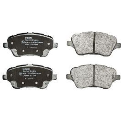 Delphi Bremsbelagsatz, Scheibenbremse LP2474